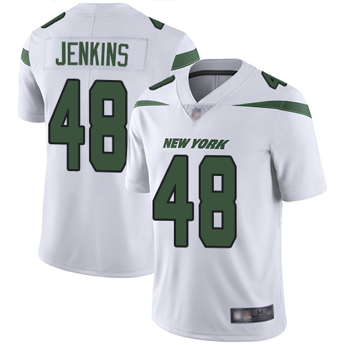 New York Jets Limited White Youth Jordan Jenkins Road Jersey NFL Football #48 Vapor Untouchable->youth nfl jersey->Youth Jersey